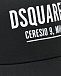Черная бейсболка с белым лого Dsquared2 | Фото 3