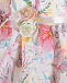 Платье с цветочным принтом и атласным поясом Eirene | Фото 3
