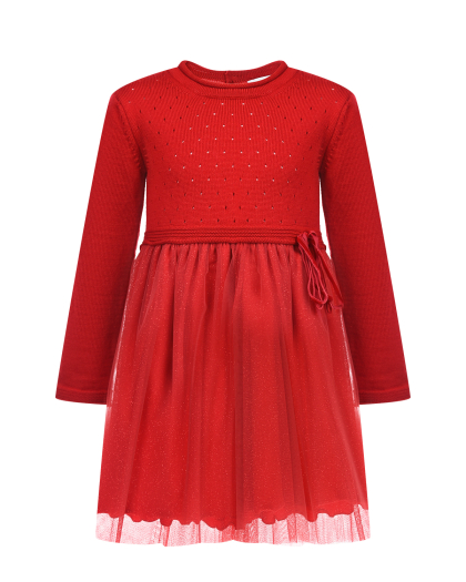 Красное платье из смесовой шерсти Aletta | Фото 1