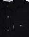 Черная рубашка из вельвета  | Фото 3