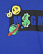 Синяя толстовка-худи с лого MSGM | Фото 3