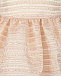 Розовое платье с цветами на плечах David Charles | Фото 3