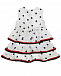 Платье в горошек с многослойной юбкой Aletta | Фото 2
