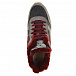 Серые кроссовки с бордовыми вставками Voile blanche | Фото 4