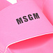 Розовые шлепки с лого MSGM | Фото 7