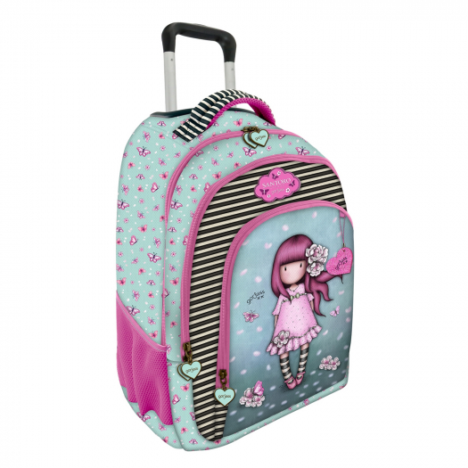 Рюкзак на колесах Gorjuss Sparkle & Bloom&quot; Cherry Blossom, 34 x 45 x 18 см Santoro | Фото 1