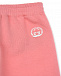 Спортивные брюки из розового трикотажа GUCCI | Фото 3