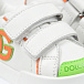 Белые кеды с оранжевым лого Dolce&Gabbana | Фото 6