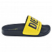 Желтые шлепанцы с логотипом бренда Diesel | Фото 2
