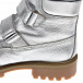 Серебристые ботинки на липучках Gallucci | Фото 7