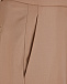 Бежевые ресклешенные брюки Joseph | Фото 8