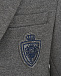 Однобортный пиджак серого цвета Dal Lago | Фото 4