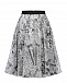 Шелковая юбка со сплошным принтом Dolce&Gabbana | Фото 2