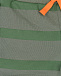Зеленые шорты в полоску Stella McCartney | Фото 3
