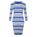 Платье в сине-белую полоску Pietro Brunelli | Фото 1