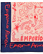 Шелковый платок с ярким принтом Emporio Armani | Фото 3