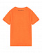 Оранжевая футболка с лого Bikkembergs | Фото 2