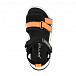 Черные сандалии с оранжевыми вставками Jarrett | Фото 4