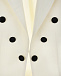 Белый пиджак с контрастными пуговицами Dolce&Gabbana | Фото 4