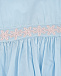 Голубое платье с розовой вышивкой Stella McCartney | Фото 3