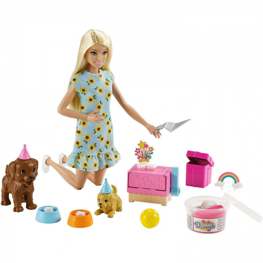 Игровой набор &quot;Кукла Барби с питомцами и аксессуарами для щенков&quot; Barbie | Фото 1