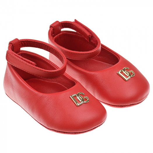 Красные пинетки-туфли Dolce&Gabbana | Фото 1