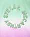 Градиентная футболка с логотипом на груди Stella McCartney | Фото 3