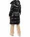 Черное пальто-пуховик с капюшоном Woolrich | Фото 4