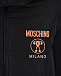 Черная куртка-пуховик с капюшоном Moschino | Фото 3
