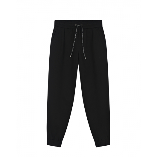 Черные брюки в спортивном стиле Prairie Черный, арт. 202F21301FW | Фото 1