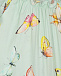 Зеленая ночная рубашка с принтом &quot;бабочки&quot; AMIKI | Фото 3