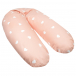 Розовая подушка для беременных и кормления &quot;сердечки&quot;, 180 см Dan Maralex | Фото 1