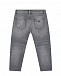 Серые джинсы с разрезами Emporio Armani | Фото 2