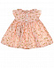 Розовое платье с принтом &quot;ромашки&quot; Aletta | Фото 3