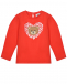 Толстовка с принтом &quot;медвежонок в сердце&quot;, красный Moschino | Фото 1