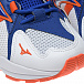 Синие кроссовки с оранжевыми деталями  | Фото 6