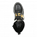 Высокие черные ботинки с металлическим лого No. 21 | Фото 4