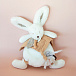 Мягкая игрушка Кролик дуду happy wild бежевый Doudou et Compagnie | Фото 3
