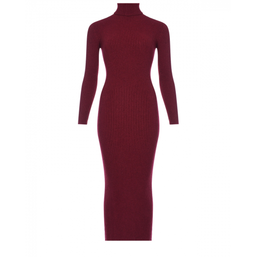 Бордовое платье LA ROCHE Pietro Brunelli | Фото 1