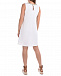 Белое платье с V-образным вырезом и декором 120% Lino | Фото 3