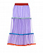Сиреневая юбка с разноцветными лентами  | Фото 2