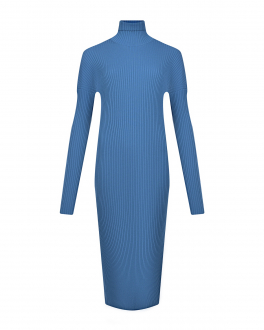Голубое платье из шерстяного трикотажа MRZ Голубой, арт. FW22-0036 0603 | Фото 1