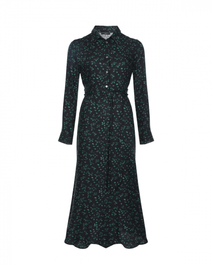 Платье ANNE MAXI на пуговицах с растительным принтом Pietro Brunelli | Фото 1