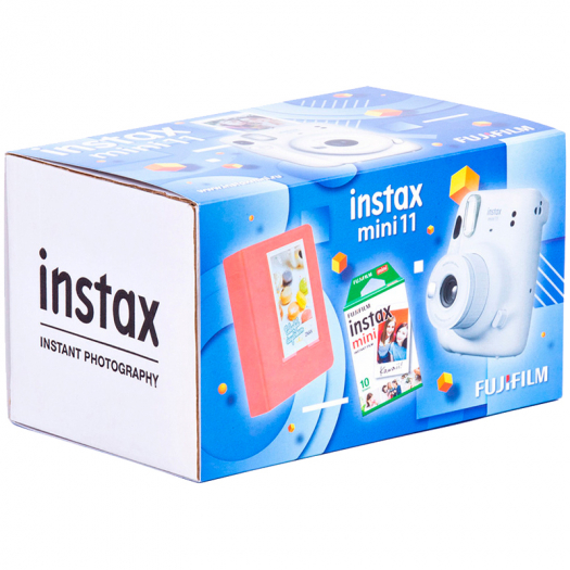 Набор FUJIFILM INSTAX MINI 11 WHITE GEOMETRIC SET  | Фото 1