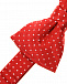 Красный шелковый галстук-бабочка в горошек  | Фото 3