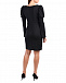 Черное платье с рукавами-фонариками Pietro Brunelli | Фото 3