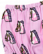 Розовое платье с принтом &quot;лошади&quot; Stella McCartney | Фото 6