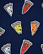 Синий свитшот с принтом &quot;пицца&quot; Stella McCartney | Фото 3