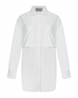 Белая рубашка-трансформер Balossa Белый, арт. BA490 WHITE | Фото 1