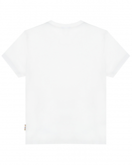 Белая футболка с принтом &quot;зебра в бассейне&quot; Paul Smith Белый, арт. P05245 10P | Фото 2